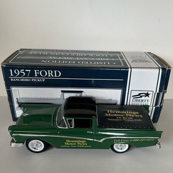 Hemmings Motor news 1957 Ford Rachero Pickup Diecast NIB Ford Motor Company